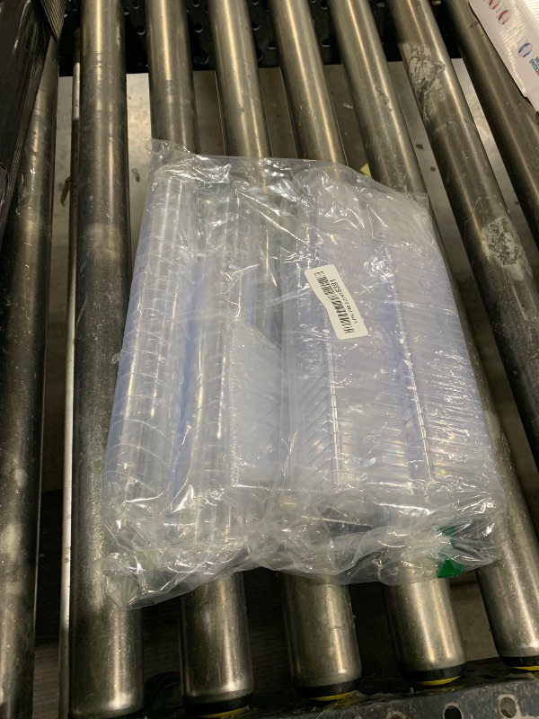 Photo 1 of 100 Pack Square and Slanted Plastic Dessert Cups with Spoons, Mini Dessert Shooter Cups for Party Serving Banana Pudding, Yogurt, Fruit, Jello, Appetizer (2.2 oz + 5 oz)