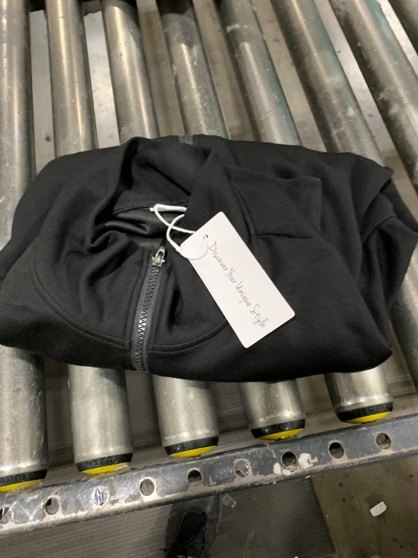 Photo 1 of  XIEEREDUO Womens Sweatshirts Half Zip Cropped Pullover Casual Quarter Zipper Hoodies Fall Outfits Clothes 
SIZE XL