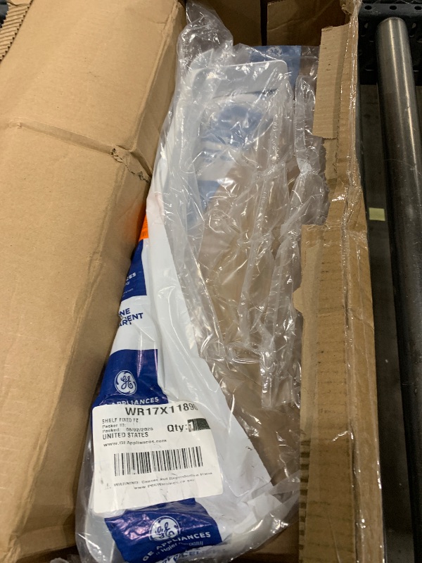 Photo 1 of PartsBroz WR17X11890 Door Shelf Bar Fixed Rack - Compatible With General Electric Hotpoint Freezer - Replaces AP3849787 1169733 AH1015918 EA101591 PS1015918