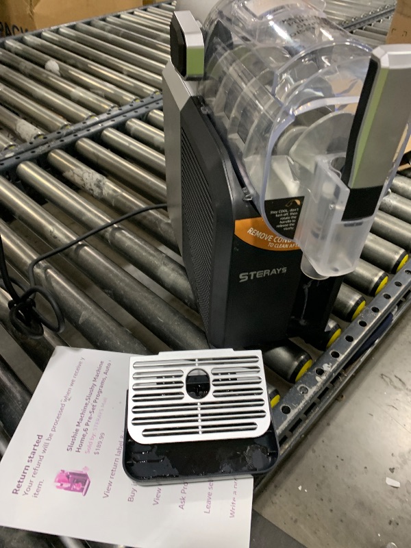 Photo 1 of Slushie Machine,Slushy Machine for Home,6 Pre-Set Programs, Auto Clean Function,No Ice Needed, Commercial Frozen Drink Machine for Milkshake,Frappe,Margarita,Cold Drink,Slush and More