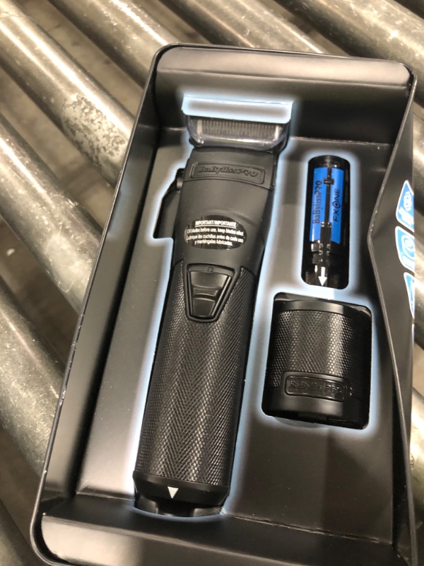 Photo 1 of BaBylissPRO FXONE Professional Cordless Clipper in Black - Beard Trimmer for Men, Professional Stylist & Barber Clippers, USB-C Cordless Hair Clippers for Men