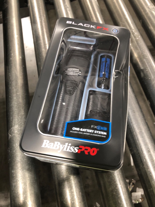 Photo 1 of BaBylissPRO FXONE Professional Cordless Clipper in Black - Beard Trimmer for Men, Professional Stylist & Barber Clippers, USB-C Cordless Hair Clippers for Men