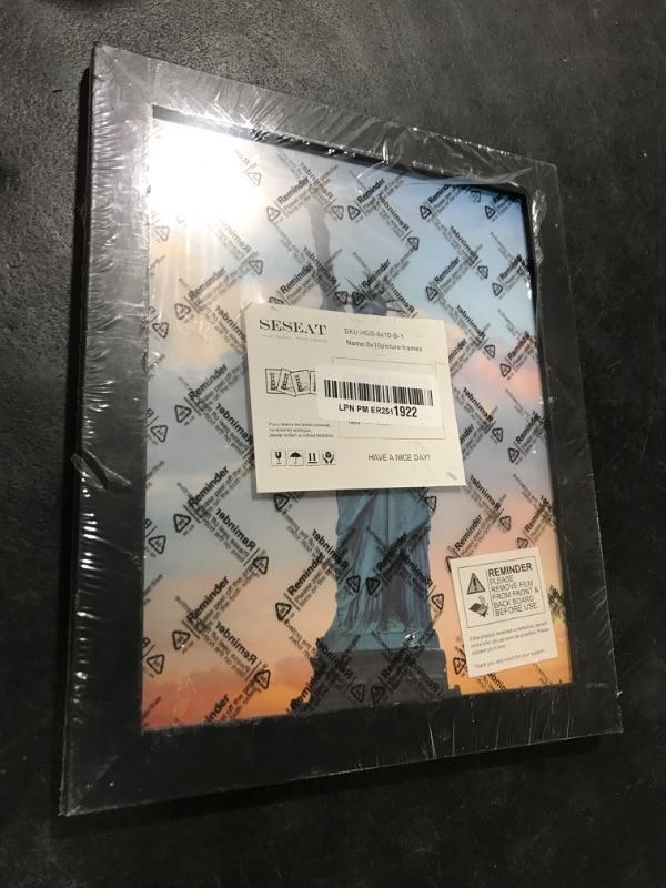 Photo 1 of SESEAT Black 8x10 Picture Frame, Photo Frame for Wall Mounting or Tabletop Diaplay, 1 Pack
