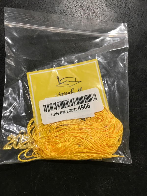 Photo 1 of Gold Graduation Cord with Tassel and Card, Honor Cords for Class of 2025 Graduation, Gold Cords for Cap and Gown Decorations, Meaningful Keepsake Gifts for Ceremony