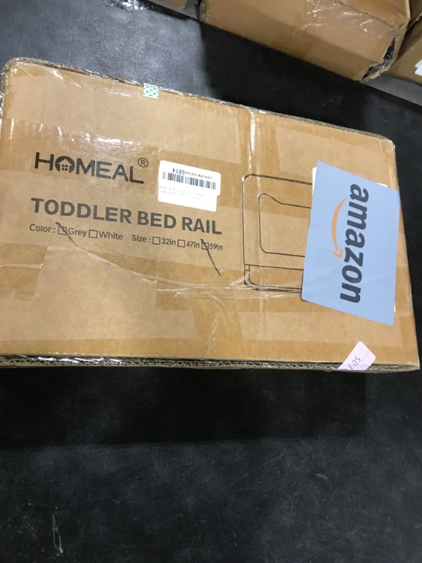 Photo 1 of HOMEAL Bed Rail for Toddlers, 59in Swing Down Baby Bed Rail Guard, Toddler Bed Rails for King Size Beds, Twin, Full, Queen, Bed Guard Rail for Toddlers, Grey