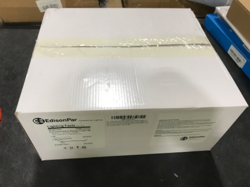 Photo 1 of EdisonPar PAR38 Full Glass Commercial Grade LED Light Bulb, 14W=120W Equivalent 1450 Lumens 20000 Hours Classic Flood Light Bulbs, Dimmable Warm White 3000K Spot 40Degree Beam Angle, 6-Pack