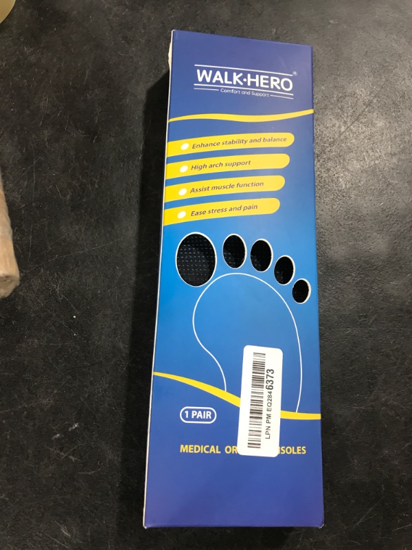 Photo 1 of Arch Support Inserts for Men Women - Plantar Fasciitis High Arch Support Insoles, Orthotics Shoe Inserts for Flat Feet, Foot Pain Relief Shock Absorption and Cushioning (Mens 15-15 1/2)