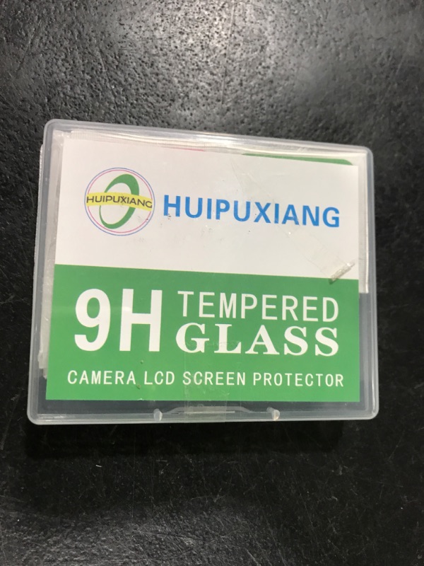 Photo 1 of HUIPUXIANG Screen Protector Compatible for Canon PowerShot SX740 HS SX730 HS Camera (for Accessories), 0.3mm High Definition 9H Hardness Optical LCD Premium Glass Protective Cover