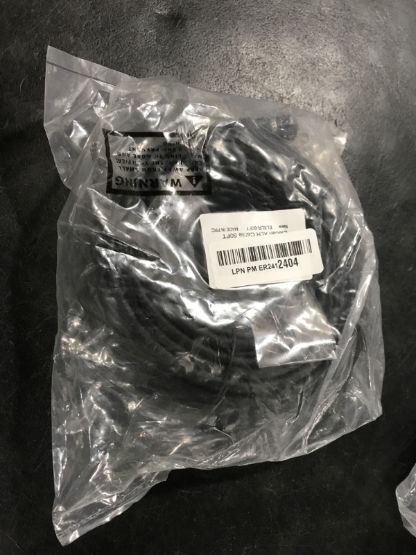 Photo 1 of XLR Cable Microphone Cable 50 Feet,Elecan Heavy Duty Balanced XLR Speaker Cable (From 25-200FT) 3-Pin Shielded Male to Female Mic Cord,DMX Stage Lighting Patch Cable for Speaker Systems Mixer+10 Ties