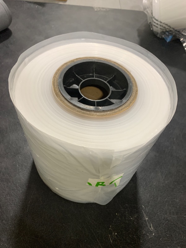 Photo 1 of Ghims Poly Tubing Roll, Lay Flat Poly Tube Bags, Food-Grade Polyethylene, Custom Poly Bag Packaging Solution, 6 Inches x 500 Feet, 2-Mil Thickness, 1 Roll (6" x 500' 2 Mil, Clear)