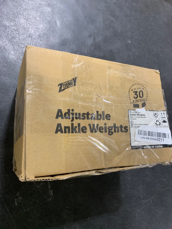 Photo 1 of Adjustable Ankle Weights 1-5/10/15/20LBS Pair with Carry Bag - Breathable Fabrics, Reflective Trim - Strength Training Leg Wrist Arm Ankle Walking Weights Sets for Women Men Kids
