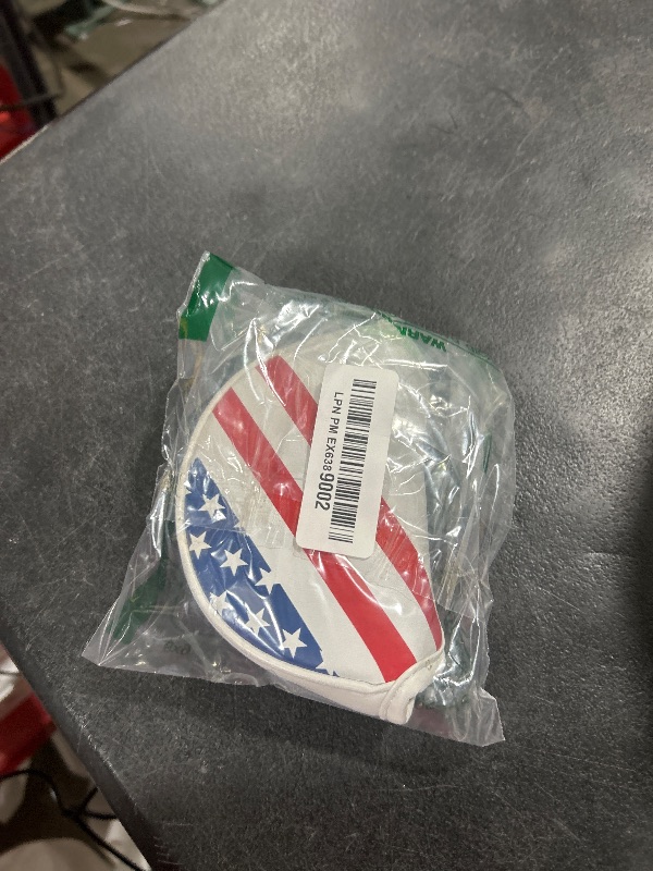 Photo 1 of Craftsman Golf Stars and Stripes USA Semi Half-Mallet Headcover for Scotty Cameron Odyssey Taylormade Rossa Putter (for Center Shaft Putter)