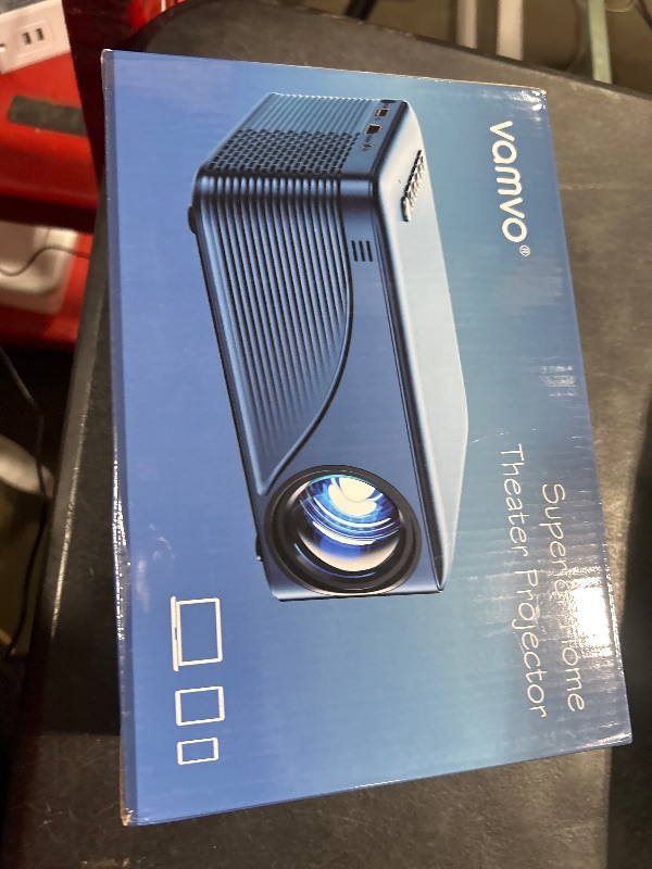 Photo 1 of vamvo Mini Projector WiFi Portable Movie Projectors, Outdoor Projector with Stylish streamlined Design, Smartphones and Tablets Can Easy Connection to Video Projectors
