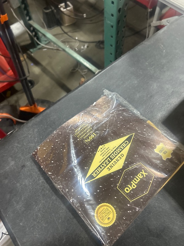 Photo 1 of XamPro - Large 2.75 sq ft English Premium Natural Chamois - Clean Like a pro Chamois - Superb Drying Capacity Easy, Streak Free Finish - Made in The UK
