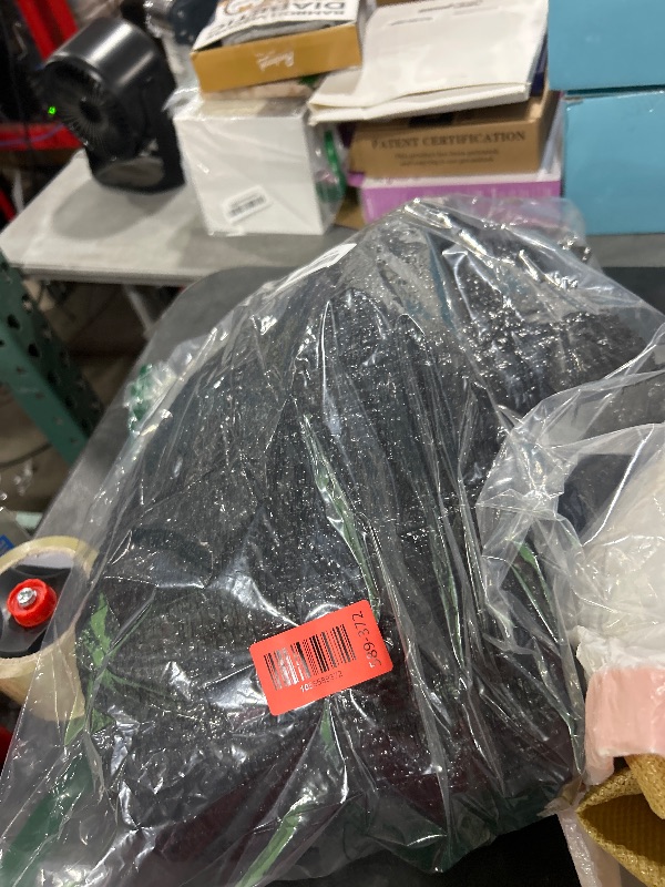 Photo 1 of Cool Area 70% Sun Shade Cloth Mesh Tarp with Grommets for Plant Cover 8x20ft Patio Canopy Garden Pergola Greenhouse Car Barn Kennel Black