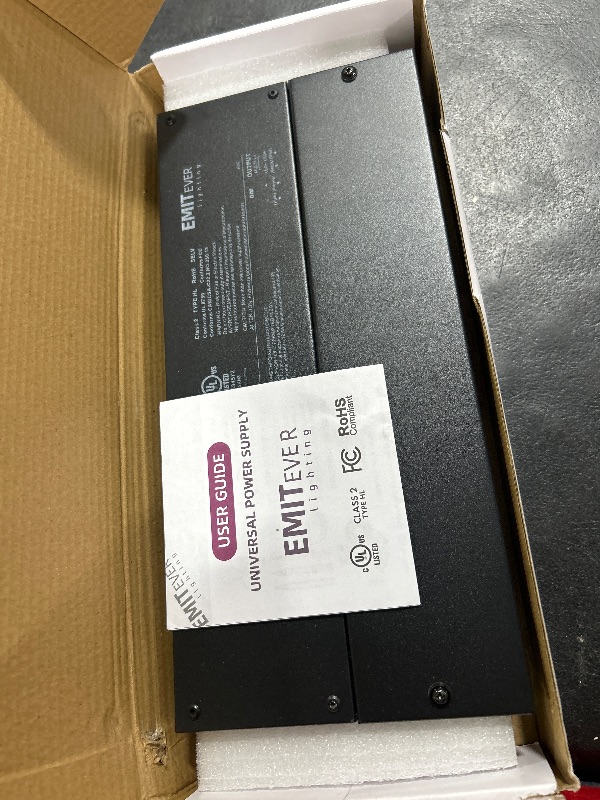 Photo 1 of EMITEVER 384W Dimmable LED Driver, 24V 5-in-1 Dimmable Power Supply,4-Channels AC to DC Transformer for LED Light, Compatible with Lutron and Leviton Dimmer, Waterproof IP67 and UL Listed, Class 2