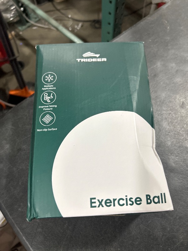 Photo 1 of Trideer Yoga Ball for Pregnancy Office Ball Chair– Exercise Ball for Birthing, Labor, Stretching & Core Workout – Anti-Burst, Slip-Resistant for Home Gym, Flexible Seating & Physical Therapy
