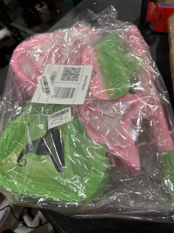Photo 1 of Witch Party Favors Pink and Green Game Set, Witch Pinata with Stick and Blindfold Witch and Princess Crafts Pink and Green Party Decor for Birthday Baby Shower Game Supplies