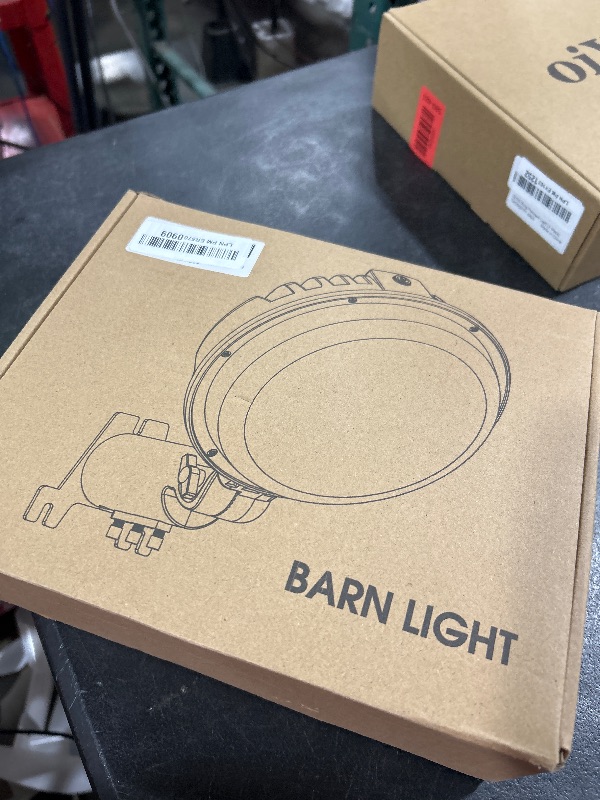 Photo 1 of MOONTIP 150W 20000LM LED Barn Lights Outdoor, Dusk to Dawn Outdoor Lighting with 150° Adjustable Photocell, Pole Light 6500K Flood Light, IP66 Waterproof Area Street Light for Garage Warehouse Yard