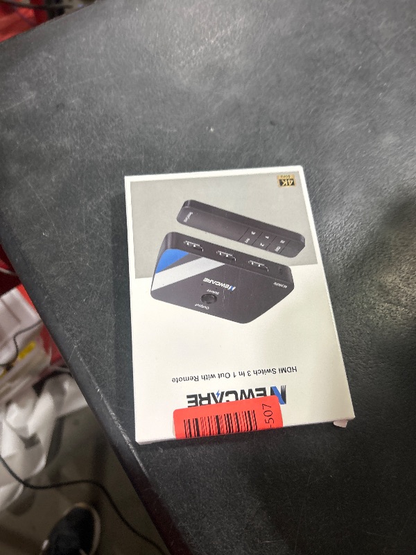 Photo 1 of NEWCARE HDMI Switch 3 in 1 Out, 4K@60Hz HDMI Splitter with Remote, HDMI Switcher Support HDCP2.2 Dolby HDR10+ VRR 3D, Compatible with TV PS5/4 Xbox Laptops PC Projector Blu-ray Player