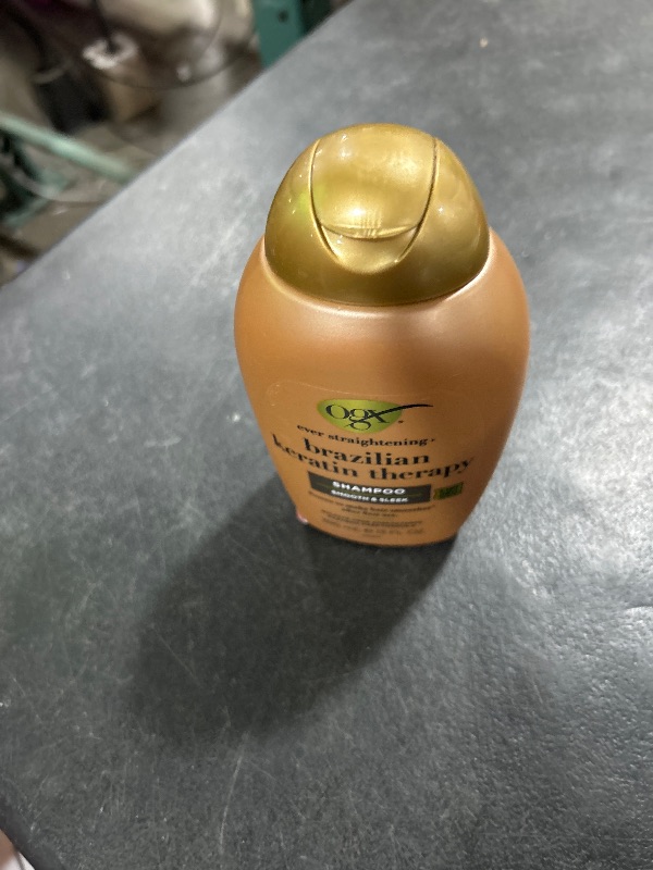 Photo 1 of OGX Ever-Straight Brazillian Keratin Therapy Shampoo, 13 Ounce