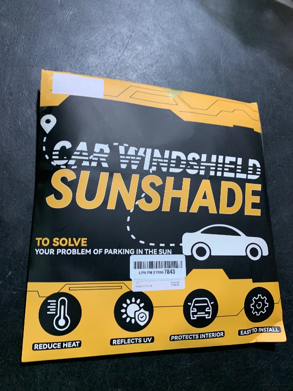 Photo 1 of Custom fit Q3 Windshield Sunshade for 2013-2024 2025 2026 Audi Q3 Front Window Shades Cover for Windshield Sun Visor Screen Protector 210T Reflective Blocks UV Rays Cool Car Accessories
