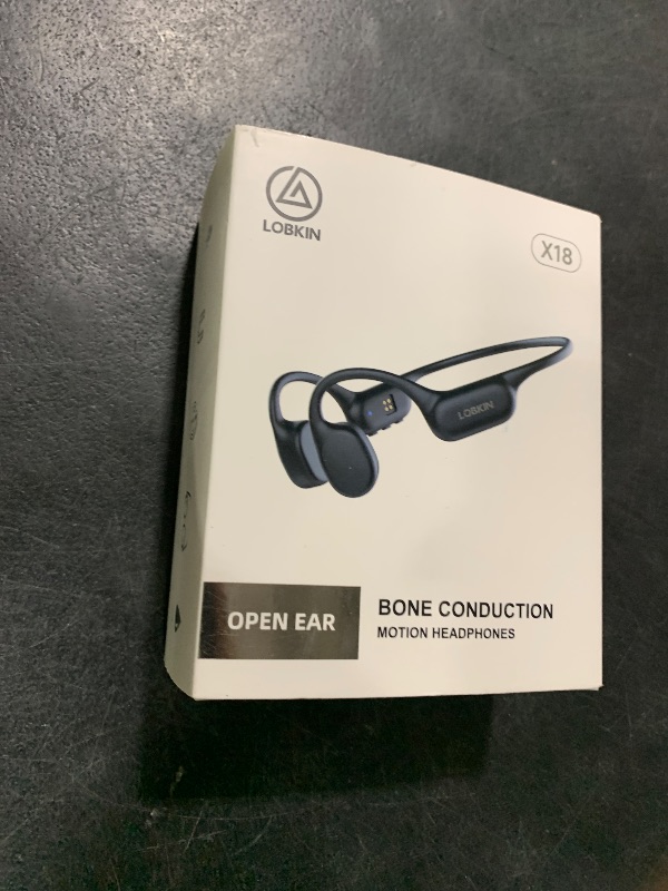 Photo 1 of LOBKIN Bone Conduction Headphones,Wireless Bluetooth Swimming Headphones,Open Ear Earphones with Microphone IPX8 Waterproof Bluetooth 5.4,32G Memory 8H Playtimes for Hiking,Running,Swimming,Cycling