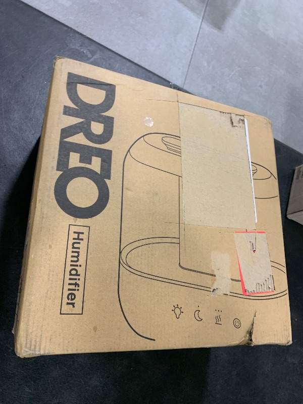 Photo 1 of Dreo Humidifiers for Bedroom, 4L Top Fill for Large Room, 36H Runtime, 28 dB Quiet Supersized Cool Mist Air Humidifier for Baby Nursery, Plants, Indoor, Night Light, Easy to Clean & Fill