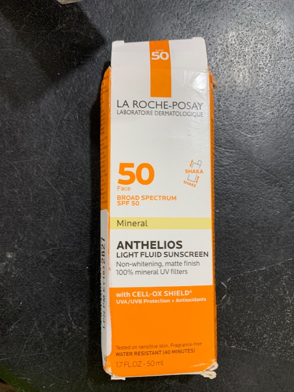 Photo 1 of La Roche-Posay Anthelios Mineral Ultra-Light Face Sunscreen SPF 50, Zinc Oxide Sunscreen for Face, 100% Mineral Sunblock, Oil Free for Sensitive Skin, Daily Sun Protection