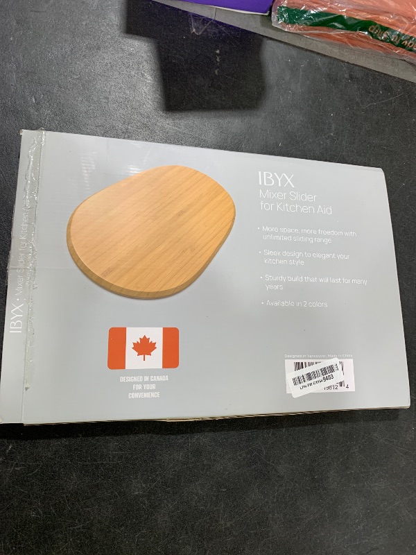 Photo 1 of Ibyx Elegant Sliding Tray - Compatible with 5.5 Qt KitchenAid Stand Mixers and Other Heavy Appliances (Natural)
