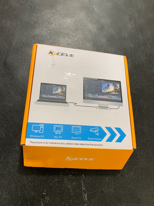 Photo 1 of KCEVE KVM Switch HDMI 4 Port, UHD 4K@60Hz, 4 USB Hub, for 4 Computers Share Keyboard Mouse and one HD Monitor, with 4 USB Cables and IR Remote Control