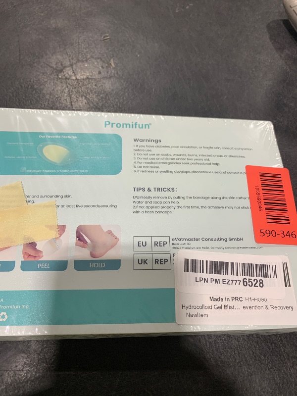 Photo 1 of Hydrocolloid Gel Blister Bandages Pads - (Variety Pack) Promifun 32ct Waterproof Adhesive Blisters Bandages - Blister Pads for Heel, Foot, Toe, Feet - Gel Blister Chshions for Prevention & Recovery