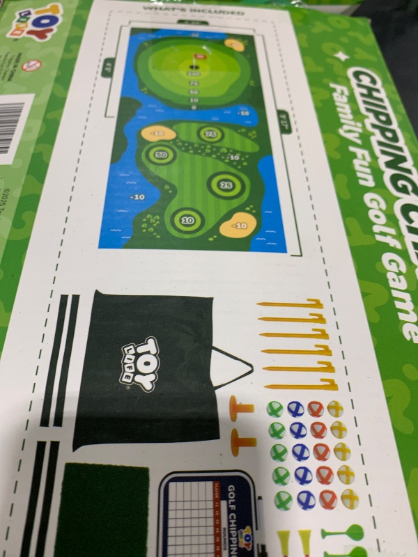 Photo 1 of TOY Life Golf Chipping Game, Double-Sided Sticky Golf Pro Battle Mat with 20 Sticky Balls & 4 Darts, Backyard Chipping Games for Adult Kids Outdoor & Indoor
