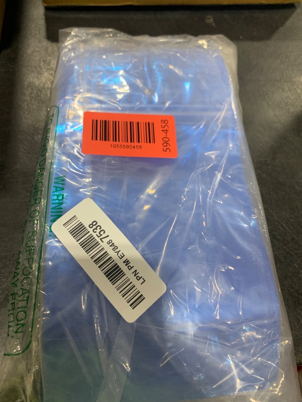 Photo 1 of 100 PCS Smell Proof Mylar Bags, Resealable Packaging Sealable Bags, Stand Up Aluminum Foil Pouch Bags with Clear Window for Food Storage, Jewelry,Cookie,Small Business Packaging(Blue 4.7x7.9inch)