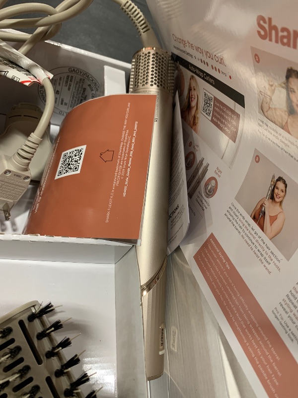 Photo 1 of Shark HD430 FlexStyle Air Styling & Drying System, Powerful Hair Dryer Brush & Multi-Styler with Auto-Wrap Curlers, Paddle Brush, Oval Brush, Concentrator Attachment, Stone