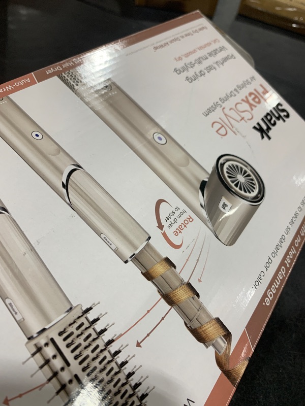 Photo 1 of Shark HD430 FlexStyle Air Styling & Drying System, Powerful Hair Dryer Brush & Multi-Styler with Auto-Wrap Curlers, Paddle Brush, Oval Brush, Concentrator Attachment, Stone
