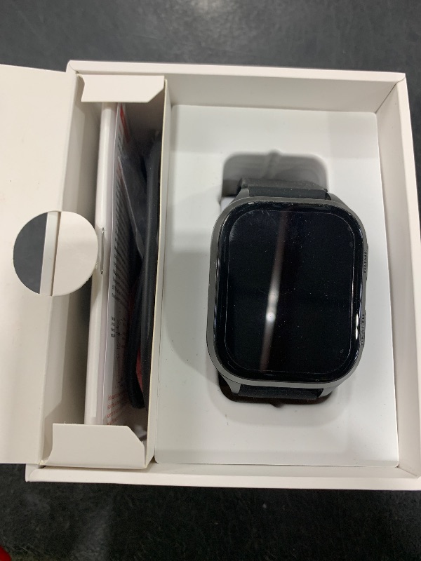 Photo 1 of hellibito Blood Pressure Smart Watch for Men Women with Air Bag Cuff,7 * 24 Health Monitor,Heart Rate,Blood Oxygen,Sleep Monitoring,Activity Tracker,Familiy Data Sharing,Bluetooth Call
