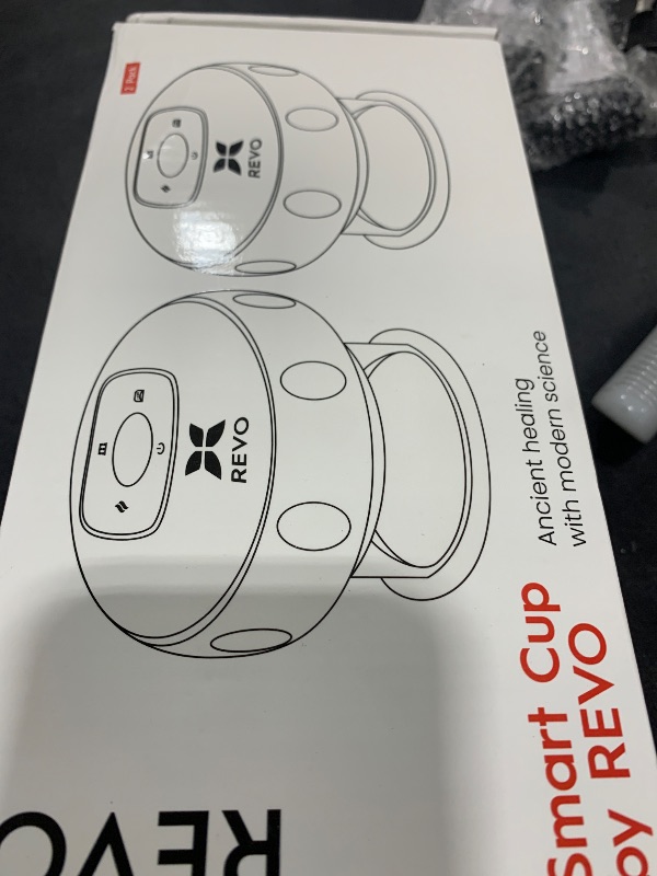 Photo 1 of REVO The Original 4-in-1 Smart Cupping Therapy Massager, Red Light Therapy for Targeted Pain Relief, Knots, Aches, Muscle Soreness, Circulation & Tighter Skin, Portable Electric Massager- 2 Pack