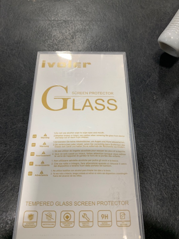 Photo 1 of [4 Pack]iVoler Camera Lens Protector Designed for iPhone 13 Pro Max 6.7”/13 Pro 6.1” Screen Protector Tempered Glass[Case Friendly][New version],Scratch-Resistant,Easy Installation,Clear+Black Circle