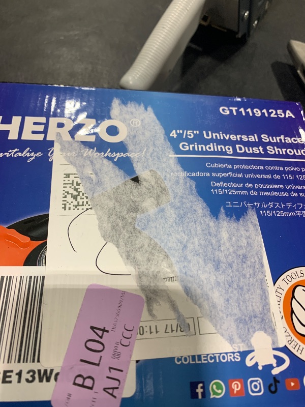Photo 1 of HERZO Dust Shroud for Angle Grinder 4/4.5/5 inch Universal Surface Grinding Shroud (125MM)