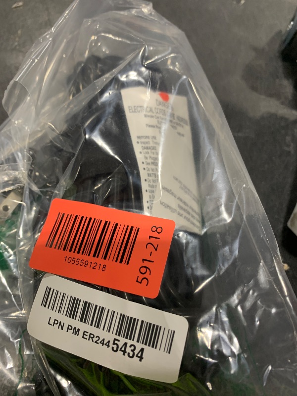Photo 1 of 20FT 13A 1625W 16/3 Black Extension Cord, Indoor Extension Cord for Laptops, Coffee Makers, Office Home Appliances, 3 Prong Resistant Cable Flexible, 125V ETL Listed