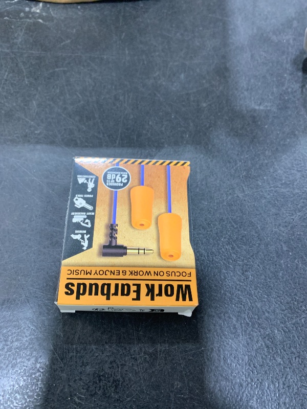 Photo 1 of Hearprotek earplug Headphones for Work, Safety Foam Earbuds Headphones That Look Like earplugs for Hearing Protection Noise Isolation-Great for Work Shift, Construction, Lawn Mowing, Heavy Machinery