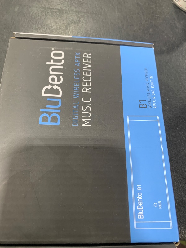 Photo 1 of BluDento B1 Bluetooth Stereo Receiver,aptx LL, Hi-Fi V5.1 Audio Receiver, TI DAC for Analog Stereo RCA Output with Long Range, Digital Coaxial and Optical Output with NFC