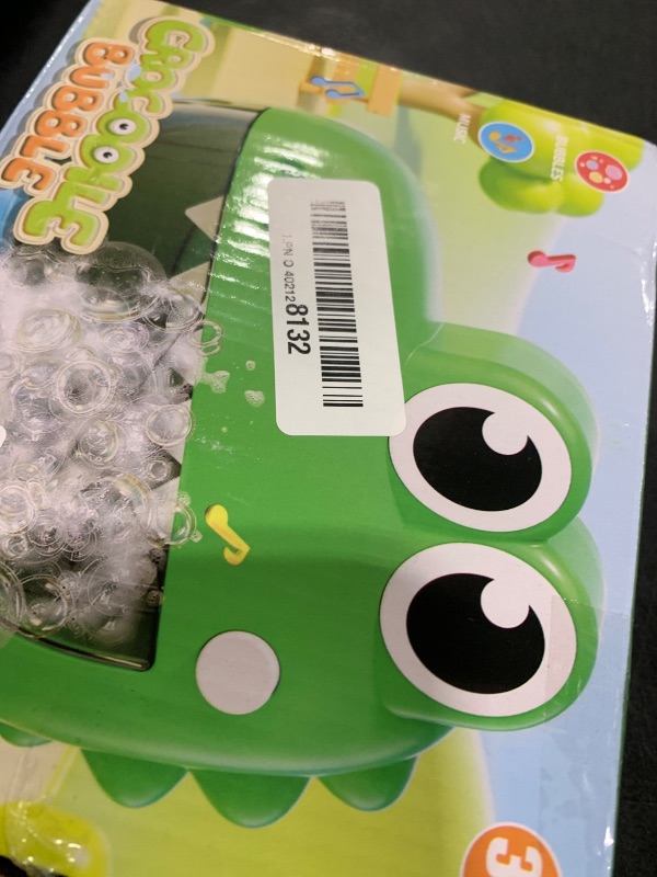 Photo 1 of Baby Bath Toys, Dinosaur Bath Bubble Machine with Music,Kids Automatic Bubble Maker Bathtime Bathtub Shower Toys for Toddlers Birthday Gift,for Boy Girl Ages 1-3 4-8