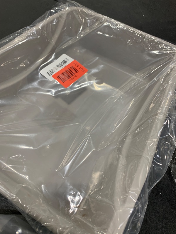Photo 1 of Petmate Litter Pan, Blue/Gray, Small, Made in USA