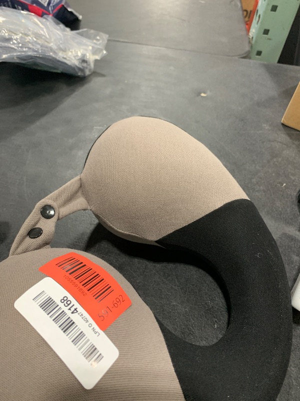 Photo 1 of COOLBEBE Kids Travel Neck Pillow, Softly Double Support Travel Pillow for Car & Airplane, Traveling Gifts for Toddler & Children (Black)