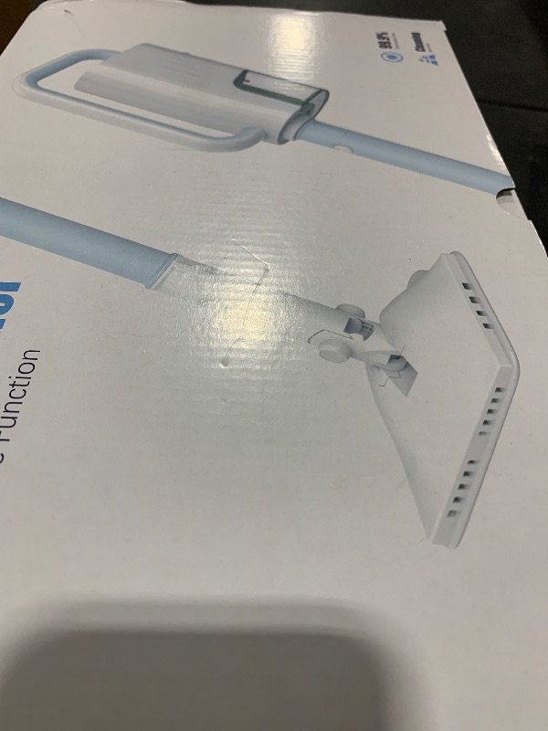 Photo 1 of Steam Cleaner, 6 in1 Rotated Steam Mop Cleaner with 2 Modes, 2 Microfiber Pads, 400ML Removable Tank, 23FT Power Cable, Detachable Steam Mops for Floor, Laminate Floor, Tiles Cleaning (Light Blue)