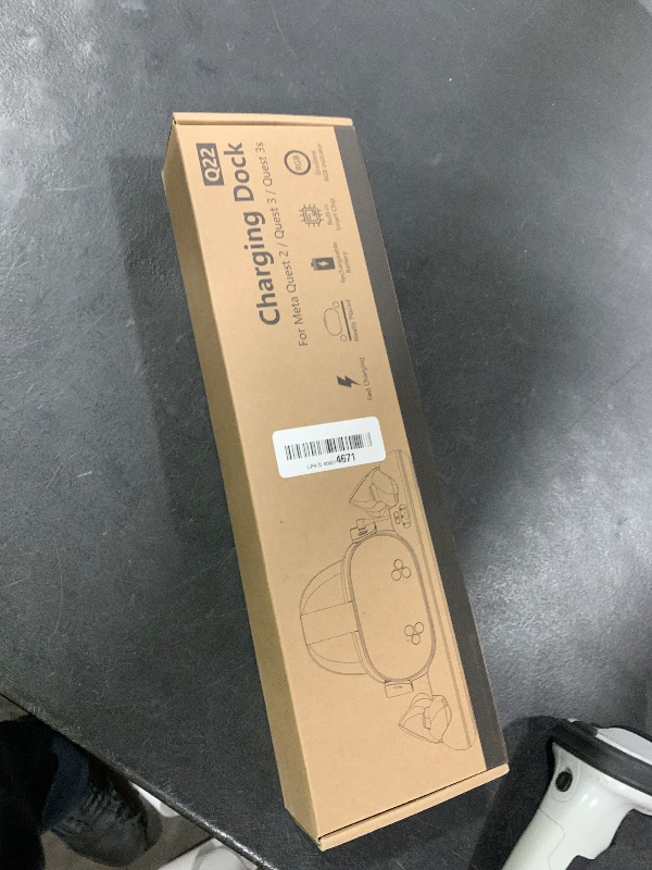 Photo 1 of Charging Dock for Meta Quest 3/3S- Fast Charging Station Compatible with Oculus Quest 2/3/3S-VR Charging Accessories with RGB Light- Magnetic Charging Stand for Controller- 2 Rechargeable Batteries