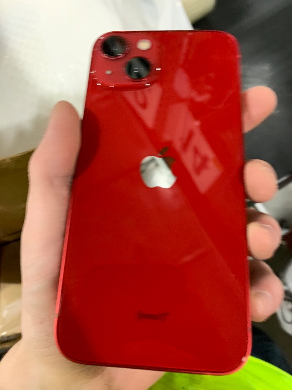 Photo 1 of Apple iPhone 13, 256GB, (PRODUCT)RED - Unlocked (Renewed)