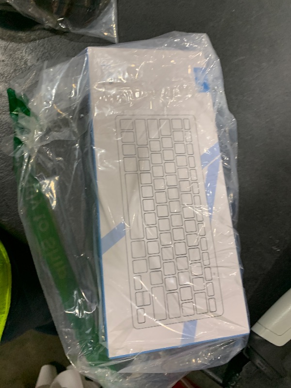 Photo 1 of OMOTON Bluetooth Keyboard Compatible with Mac, Compact Wireless Keyboard Compatible with MacBook Pro/Air, iMac, Mac mini/Pro Laptop and PC (Silver)